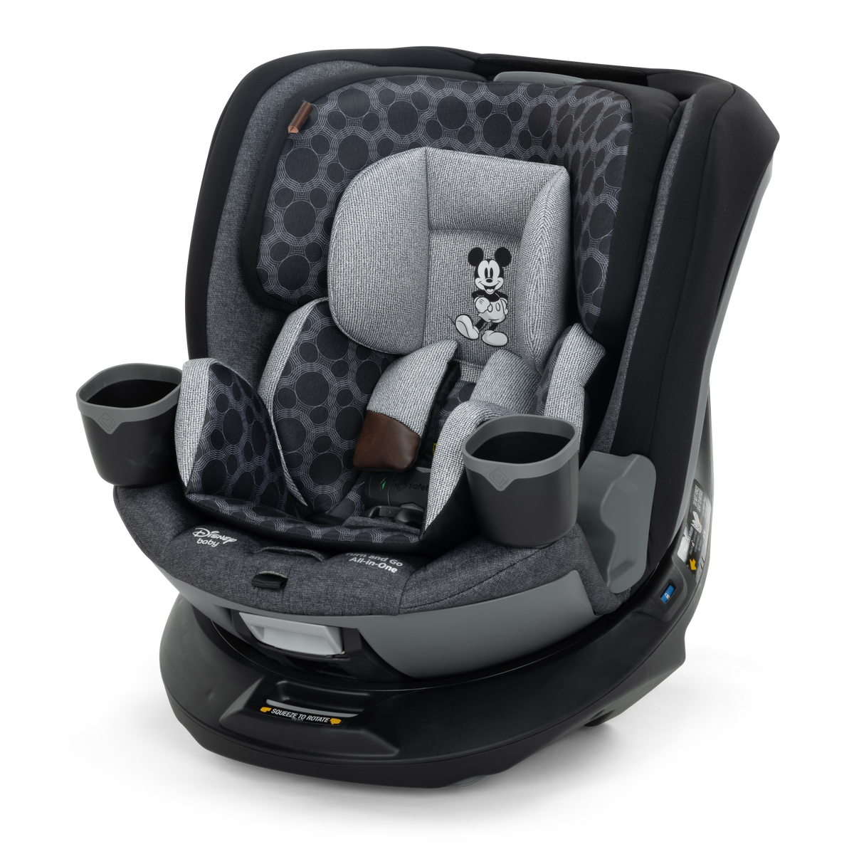 Disney Baby Turn and Go 360 Rotating All-in-One Convertible Car Seat