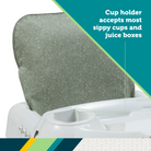 Deluxe 5-in-1 Sit, Snack & Go Convertible Booster Seat - cup holder accepts most sippy cups and juice boxes