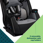 TriFit All-in-One Convertible Car Seat - 2 removable, dishwasher-safe cup holders