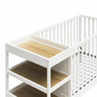 Baby Relax Ema 3-in-1 Convertible Crib & Changer Combo - white