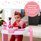 Disney Baby Ready, Set, Walk DX Developmental Walker - entertaining Disney toys feature multiple developmental activities