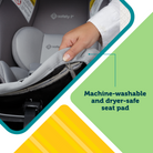 onBoard™ Slide DLX Infant Car Seat featuring SafetySlide™ Base - machine-washable and dryer-safe seat pad
