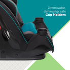 Grow and Go™ All-in-One Convertible Car Seat - 2 removable, dishwasher safe cup holders