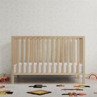 Baby Relax Ivey 3-in-1 Convertible Crib - natural wood grain
