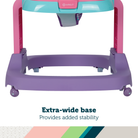 Ready, Set, Walk! DX Developmental Walker - extra-wide base provides added stability