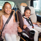 EverSlim 4-in-1 Convertible Car Seat - two girls smiling in seats