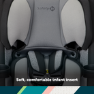 TriFit All-in-One Convertible Car Seat - soft, comfortable infant insert