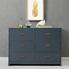Baby Relax Miles 6-Drawer Dresser - navy