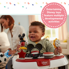 Disney Baby Ready, Set, Walk DX Developmental Walker - entertaining Disney toys feature multiple developmental activities