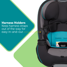 Grow and Go™ All-in-One Convertible Car Seat - harness holders keep harness straps out of the way for easy in-and-out
