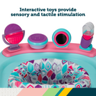 Ready, Set, Walk! DX Developmental Walker - interactive toys provide sensory and tactile stimulation