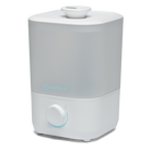 White humidifier with a visible brand logo on a white background
