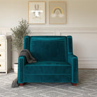 Baby Relax Hadley Upholstered Double Rocker Chair - Green