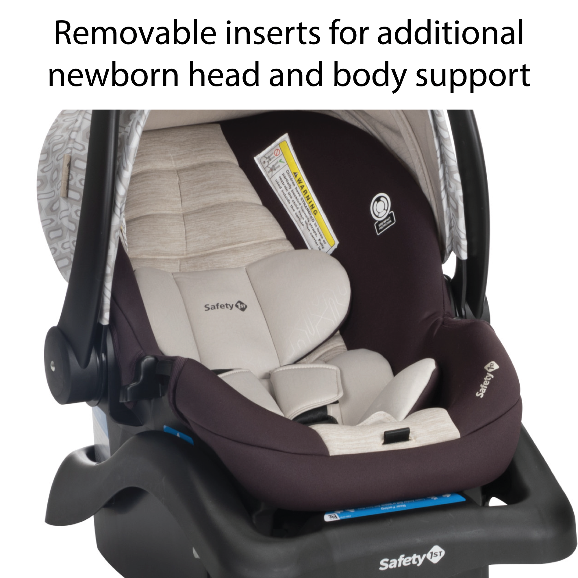 Deluxe Grow and Go™ Flex 8-in-1 Travel System - removable inserts for additional newborn head and body support