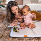 Tiny Love Boho Chic Super Mat - mom playing with baby on Super Mat