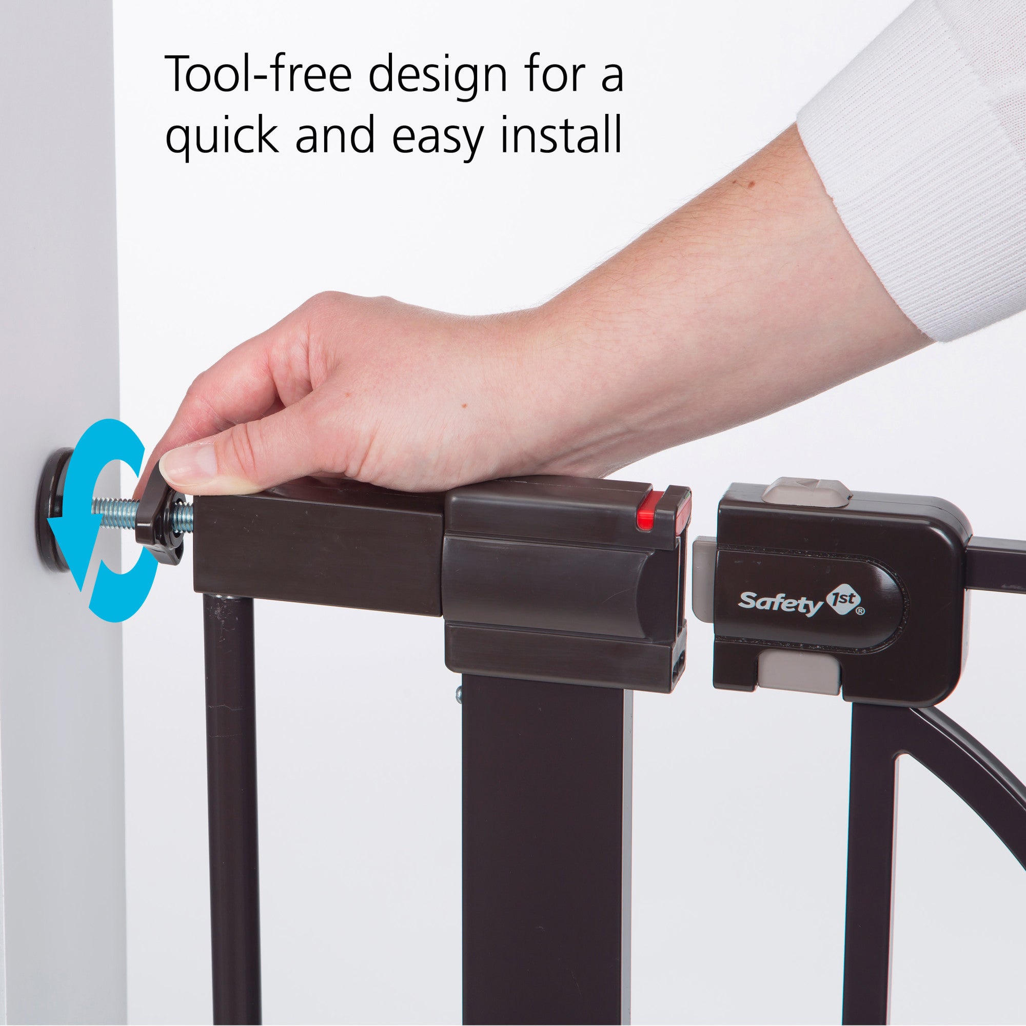 Safety 1st Easy Install Tall & Wide Walk Thru Baby Gate