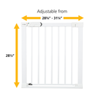 Flat Step Gate dimensions