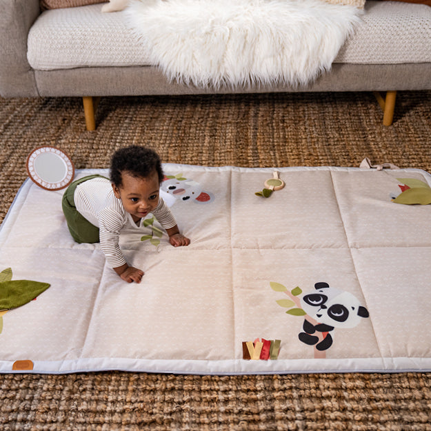 Tiny Love Boho Chic Super Mat - baby crawling on mat