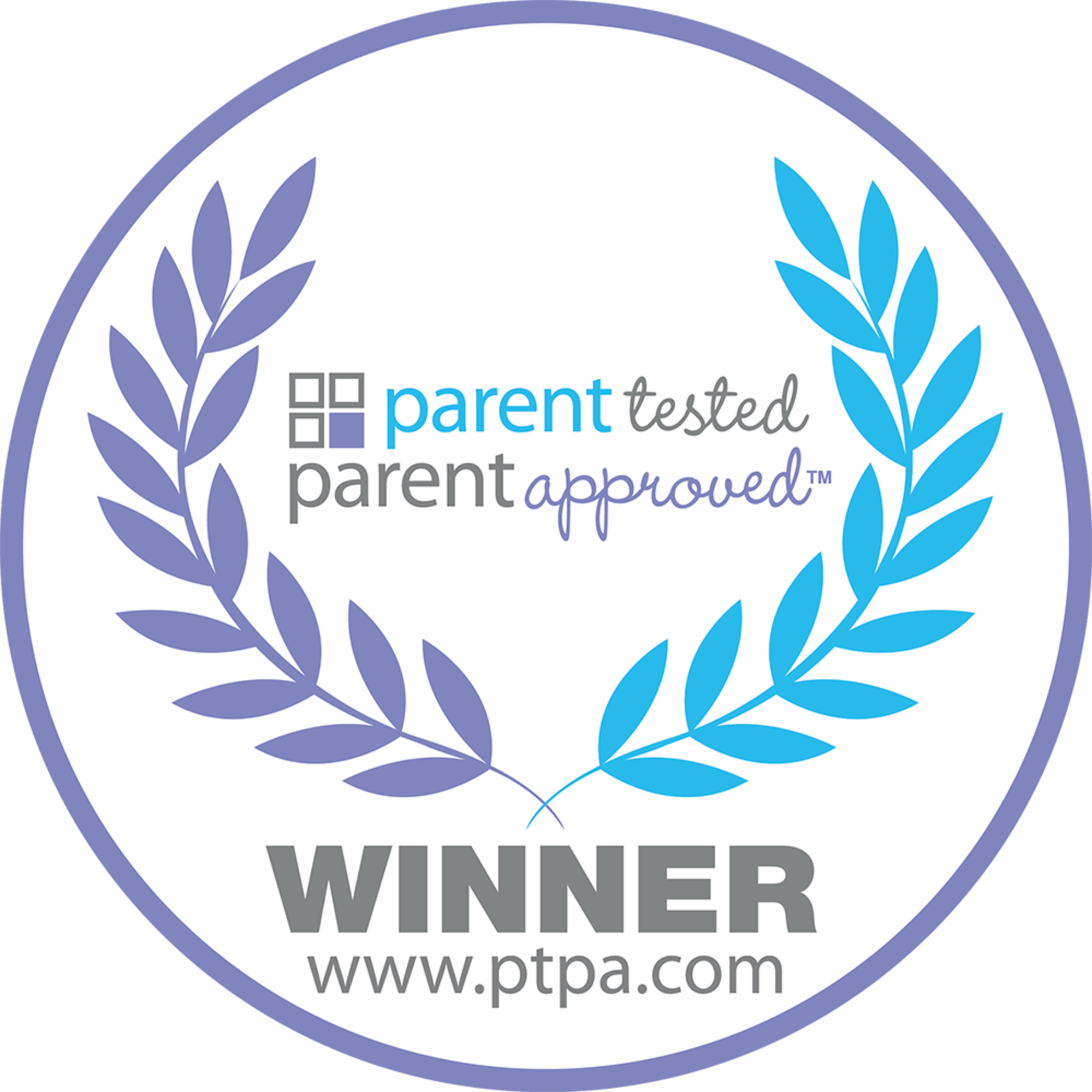 Parent Tested Parent Approved (PTPA) 2020 Award badge