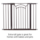 Extra-tall gate is great for homes with babies and pets