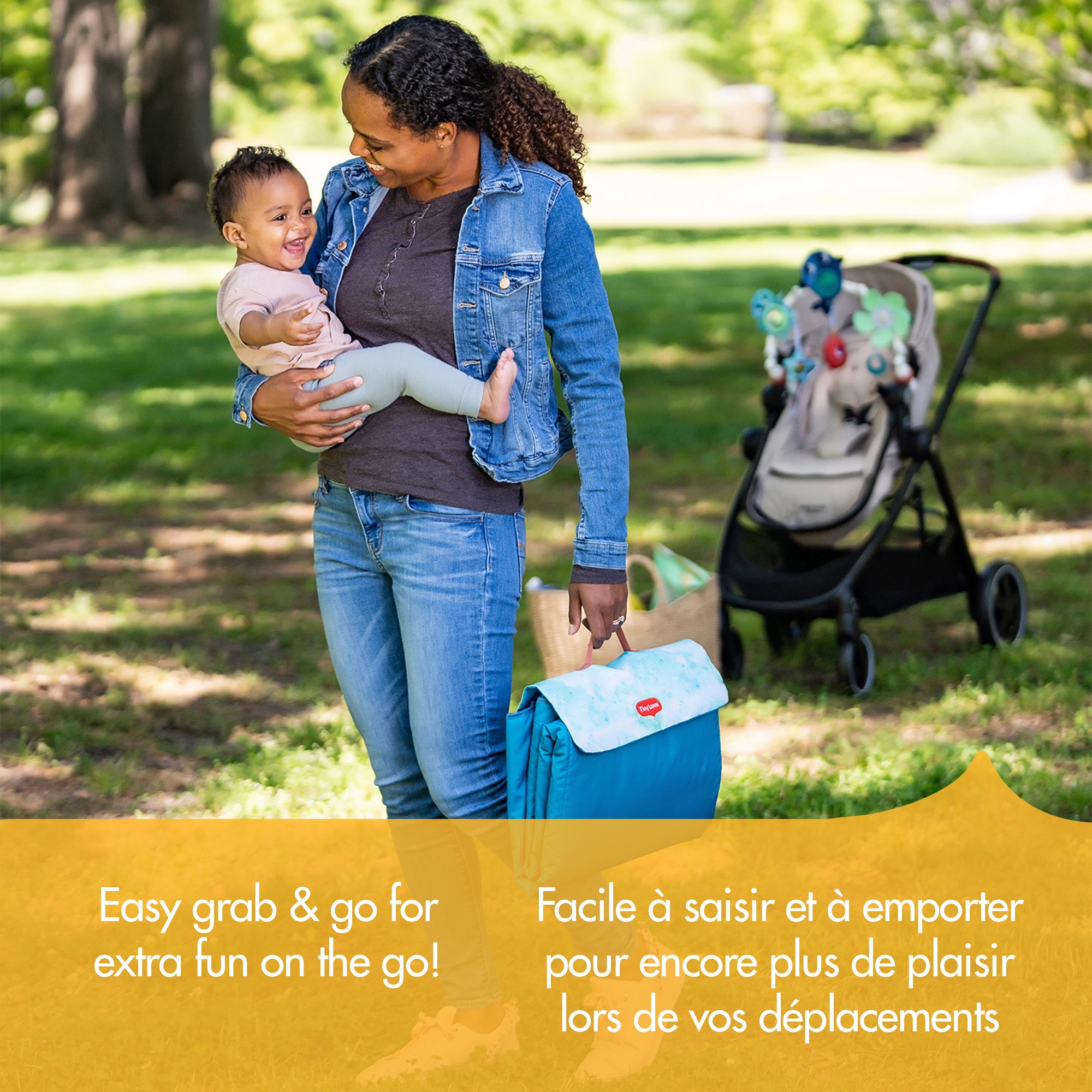 Tiny Love XL Outdoor Picnic Mat - easy grab & go for extra fun on the go!