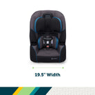 Crosstown All-in-One Convertible Car Seat is 19.5" wide