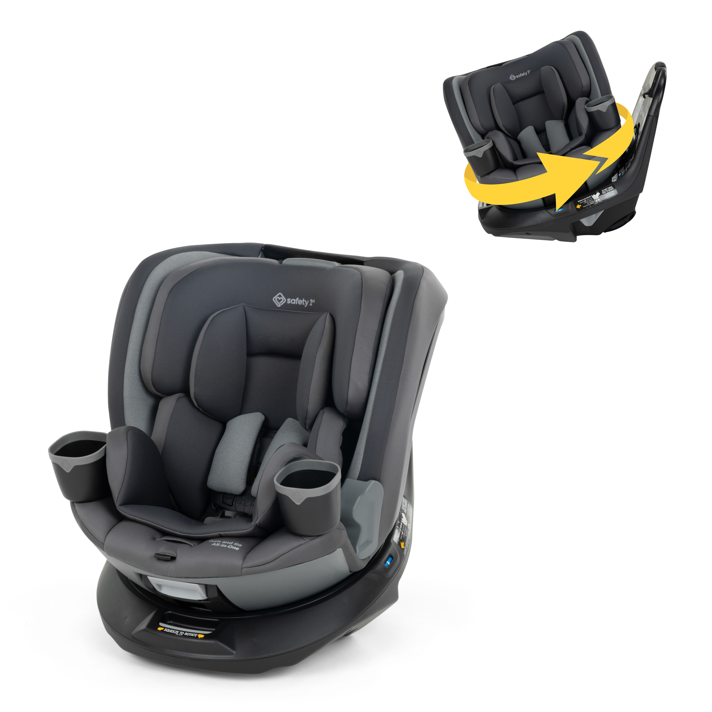 safety first turn and go vs evenflo 360 Safety 1st Turn and Go 360 Rotating All-in-One Convertible Car Seat