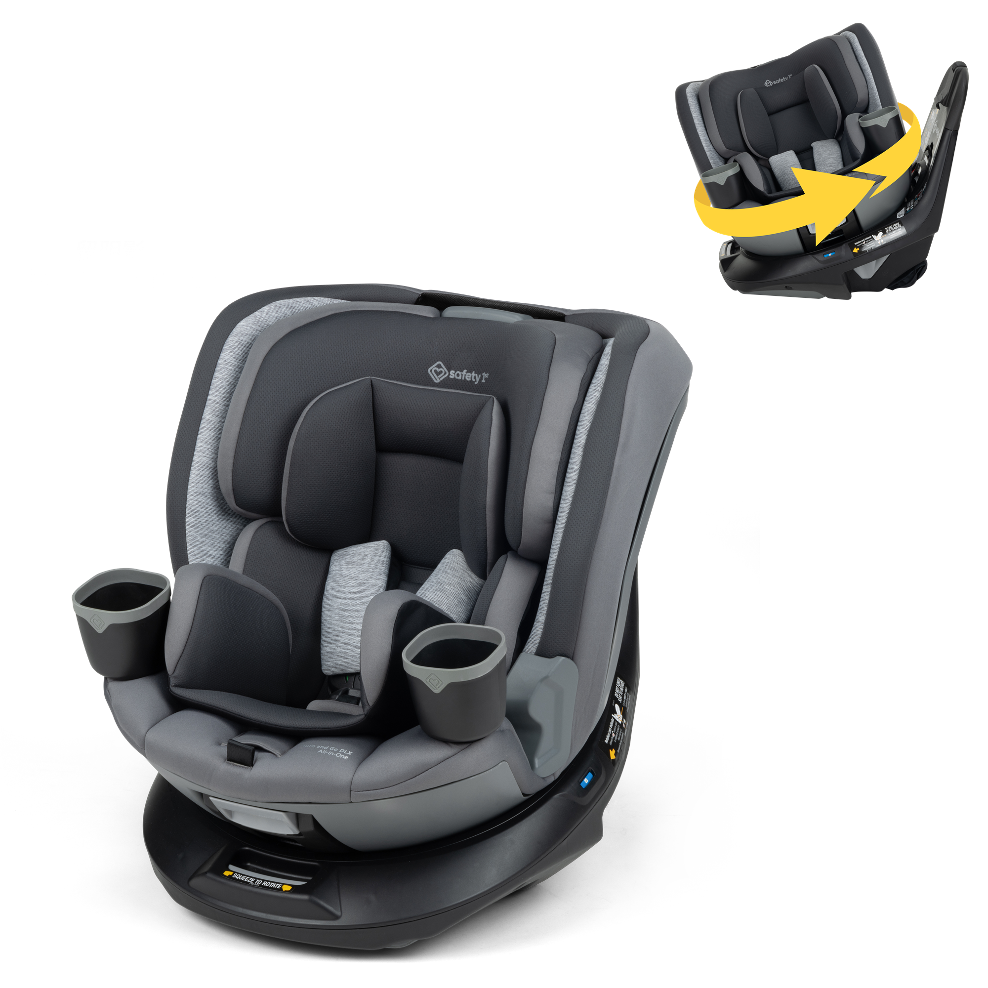 Safety 1st Turn and Go 360 DLX Rotating All-in-One Convertible Car Seat (Stonington)