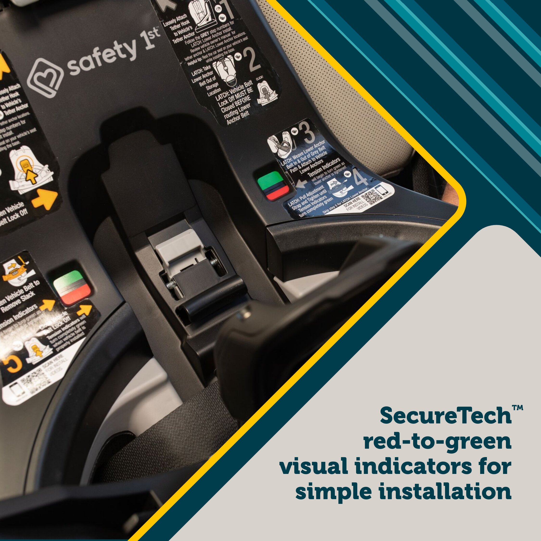 Seat Latch System Child Seat Tether Anchor Lower LATCH Extenders