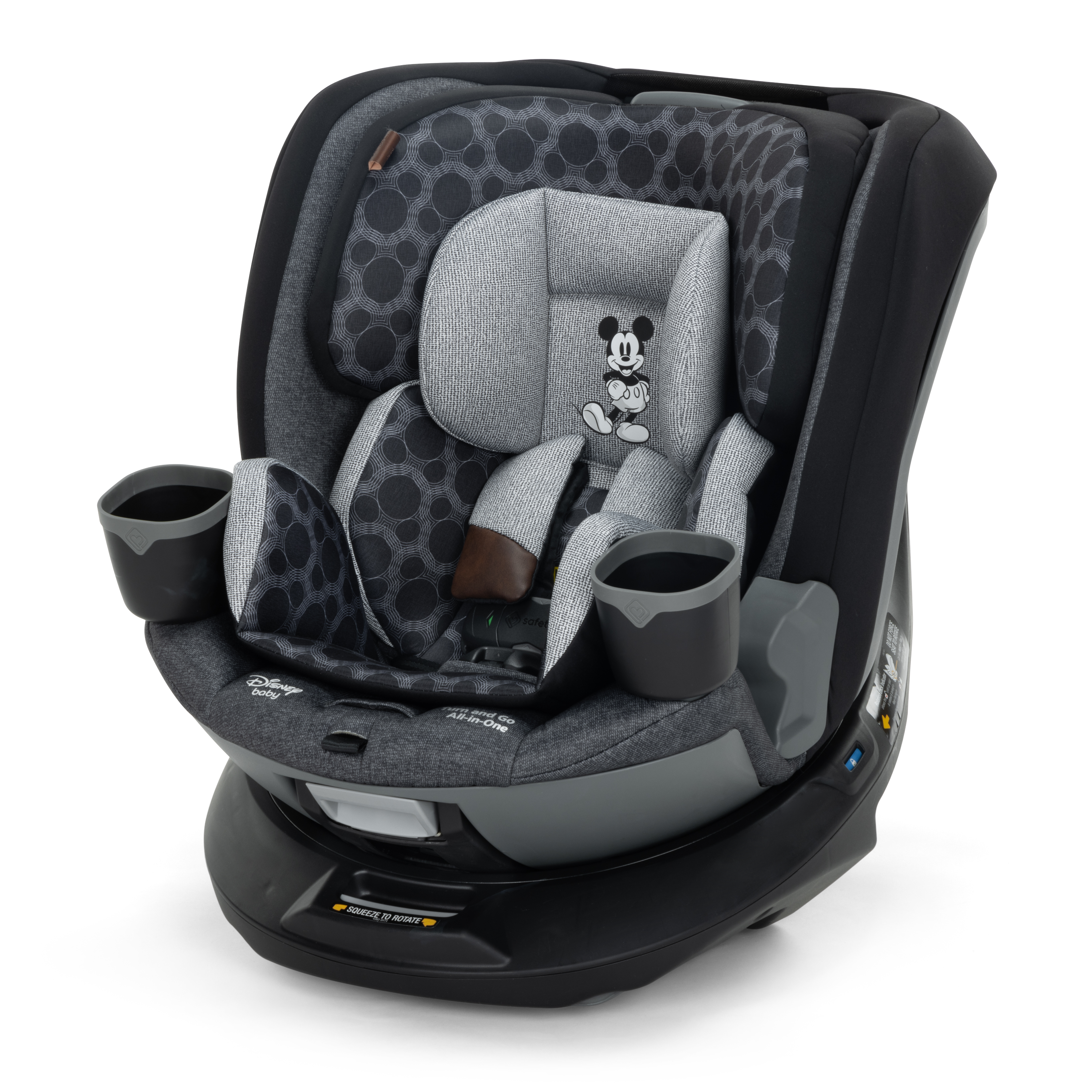 Disney Baby Turn and Go 360 Rotating All-in-One Convertible Car Seat