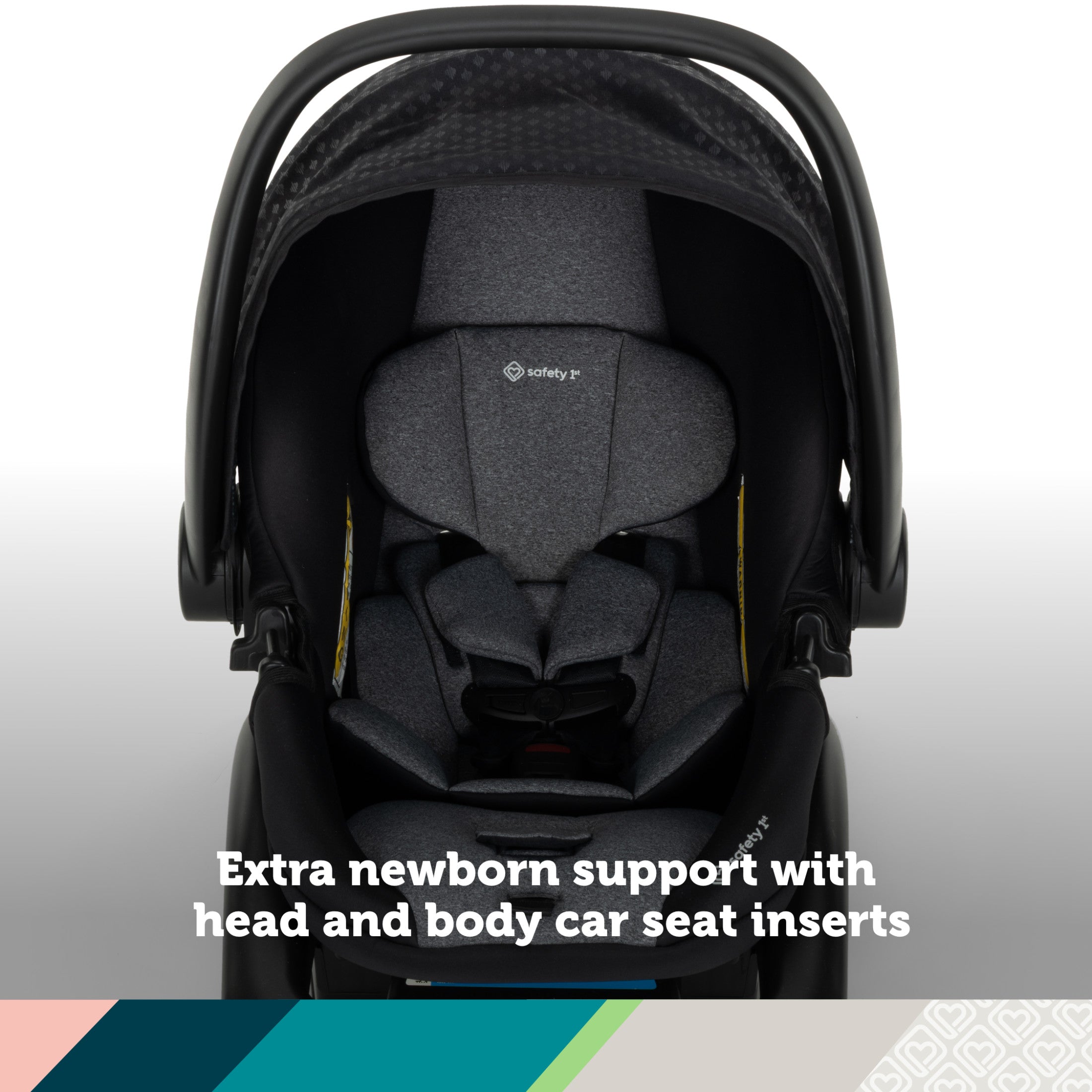MY FIRST BABY CLEAR BLACK CHROME 1000％ Grow and Go™ Sprint 6-in-1 Modular Travel System Featuring onBoard