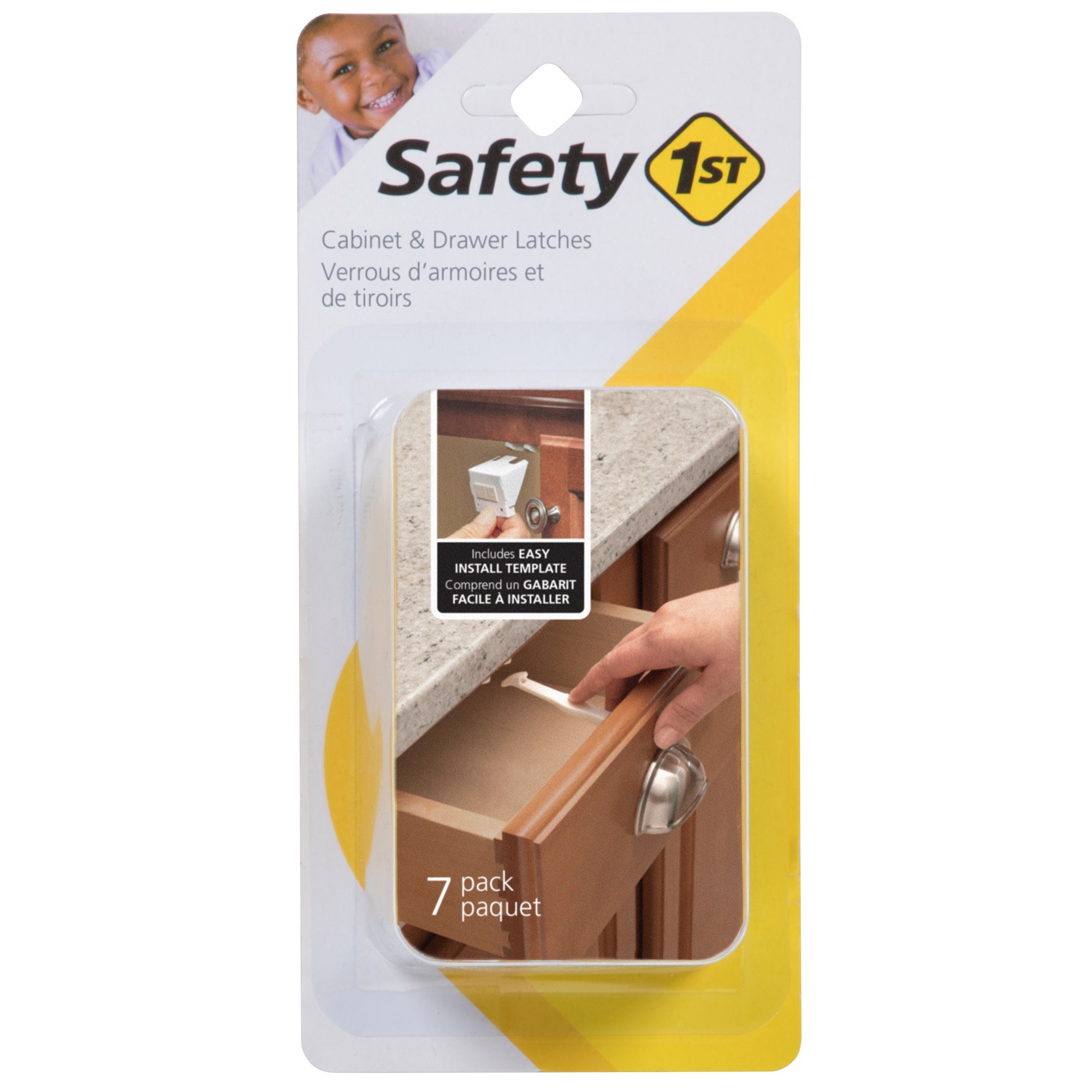 Safety 1st White Plastic Drawer Latches 7 pk Safety 1st White Plastic Drawer Latches 7 pk