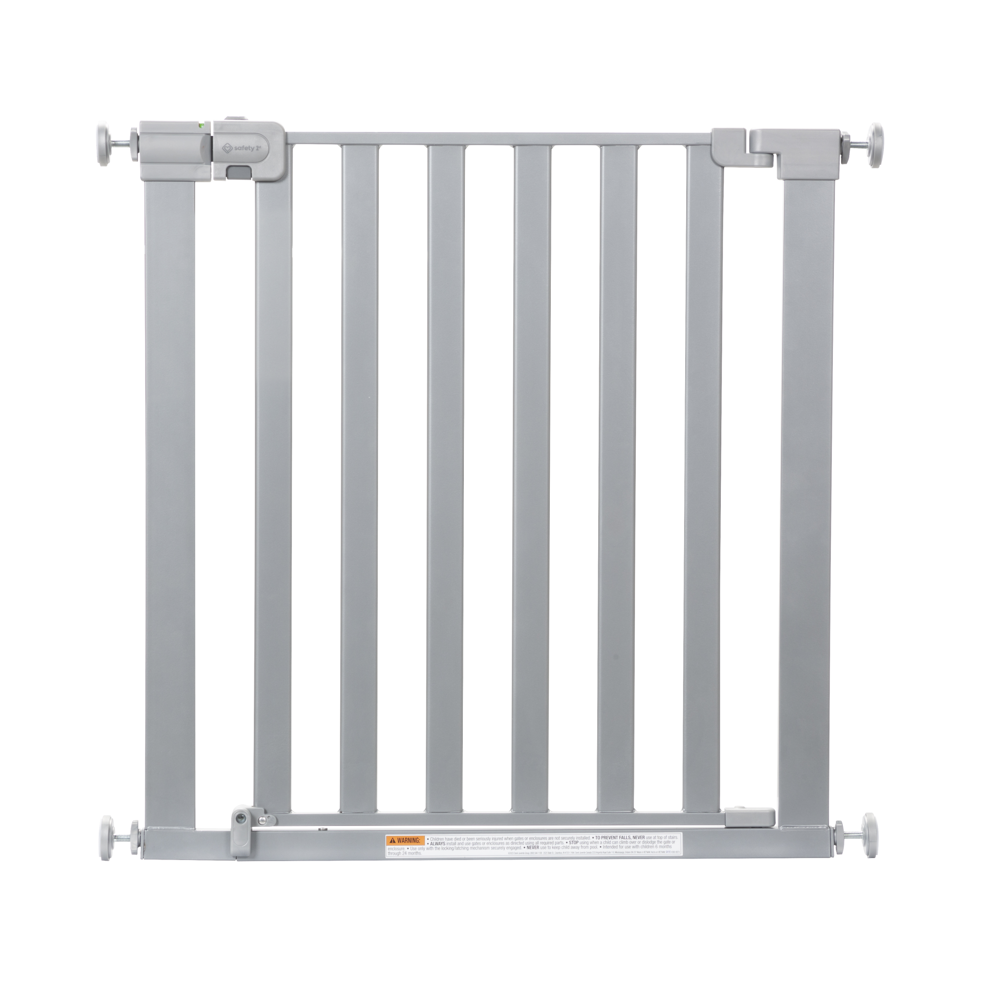 Modern Easy-Install Gate - Silver