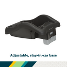 onBoard™ LT Adjustable Infant Car Seat Base - adjusable, stay-in-car base