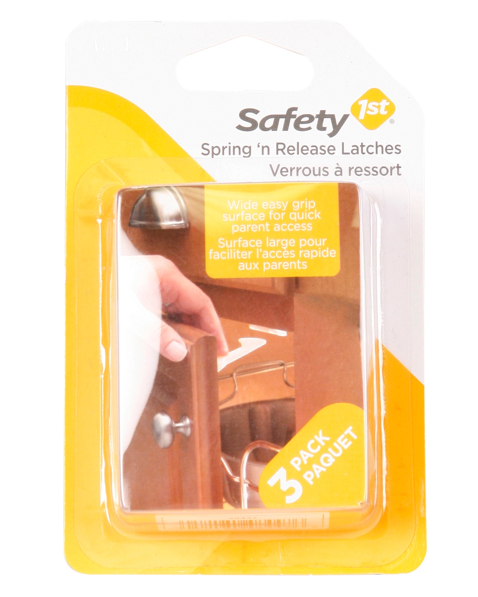 Safety 1st White Plastic Spring Latches 3 pk Safety 1st White Plastic Spring Latches 3 pk