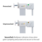 Safety 1st Flat Step Gate in White