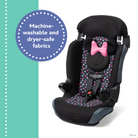 Disney Baby Finale 2-in-1 Booster Car Seat - machine-washable and dryer-safe fabrics