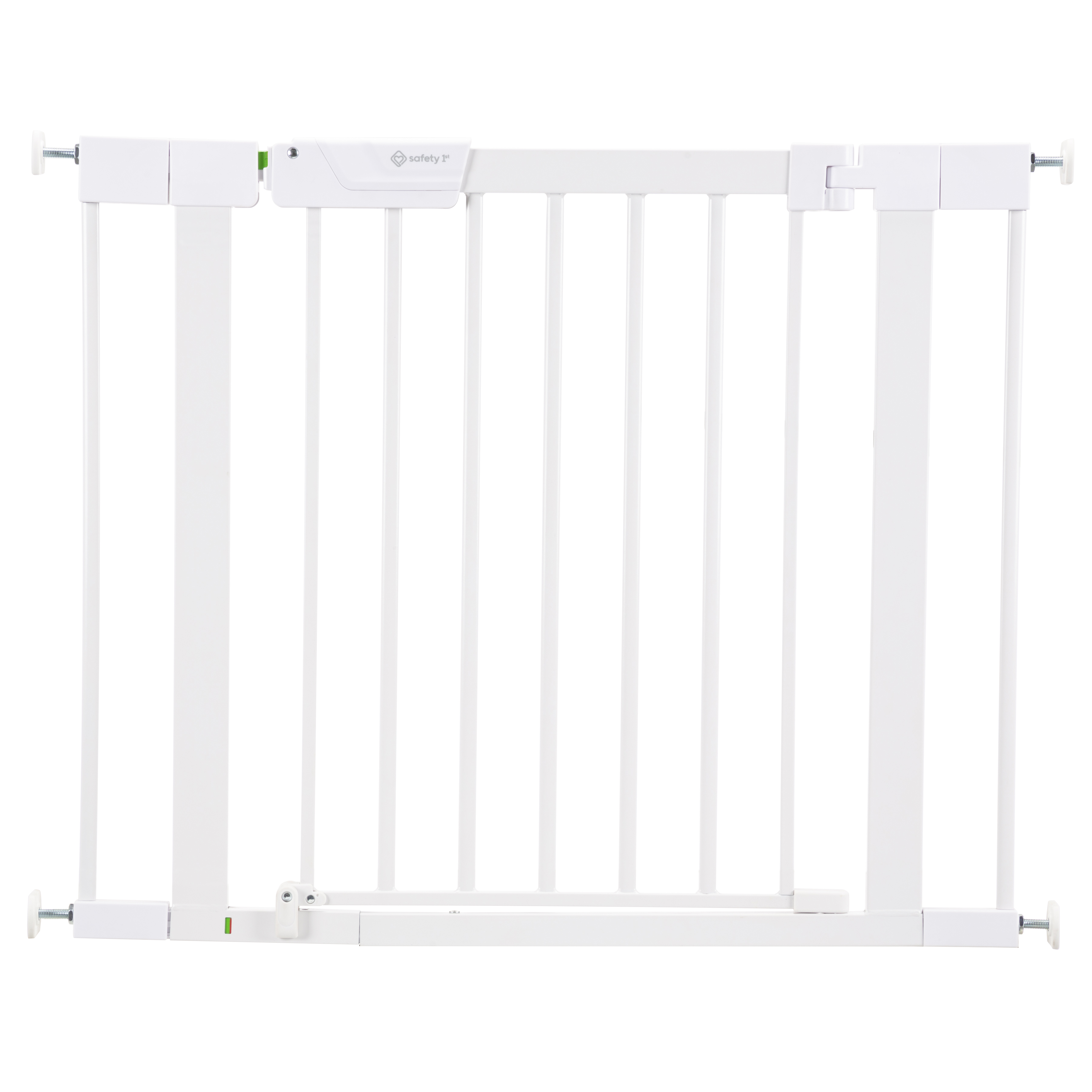 thumbnail interactive-video image 1 of Hauck Pressure Mount Baby Safety Gate White With 8" Extension Open Box 59723-U-A 1 of 4