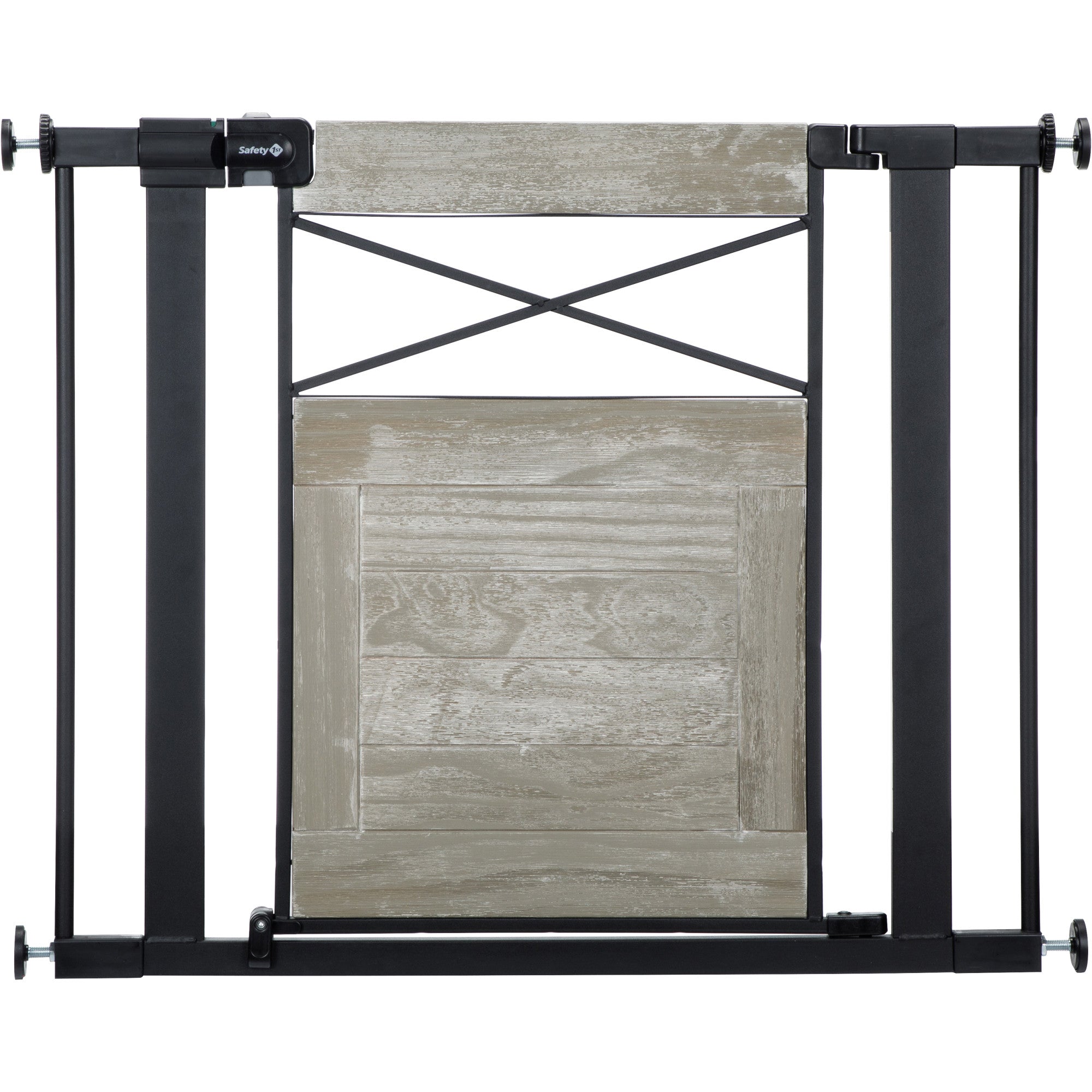 evenflo home safety gate Safety 1st Farmhouse Walk-Through Gate (Grey)