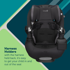 Grow and Go™ Sprint All-in-One Convertible Car Seat - harness holders with the harness held back, it's easy to get your child in and out of the seat