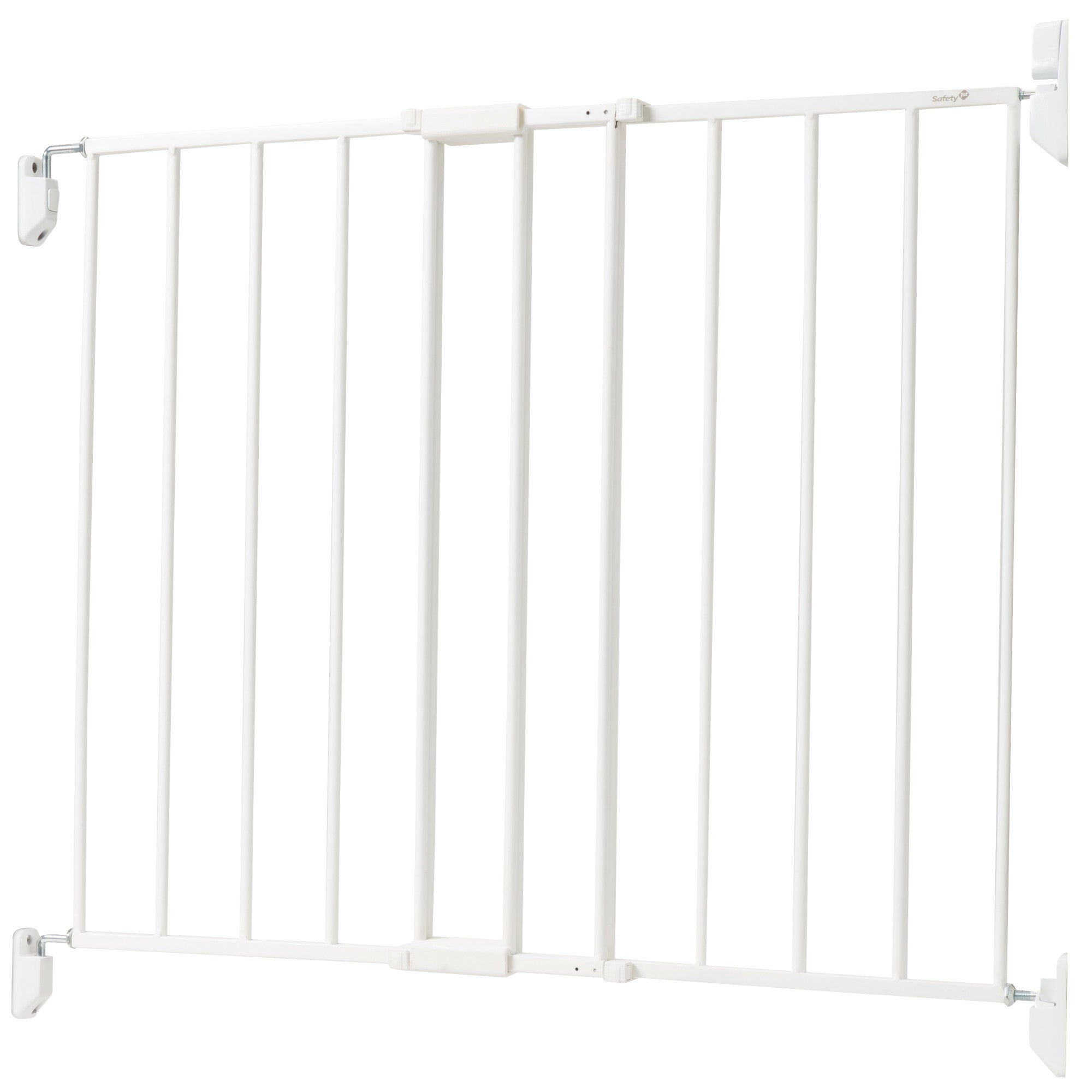 Top of Stairs Expanding Metal Gate - White