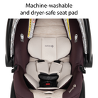 Deluxe Grow and Go™ Flex 8-in-1 Travel System - machine-washable and dryer-safe seat pad