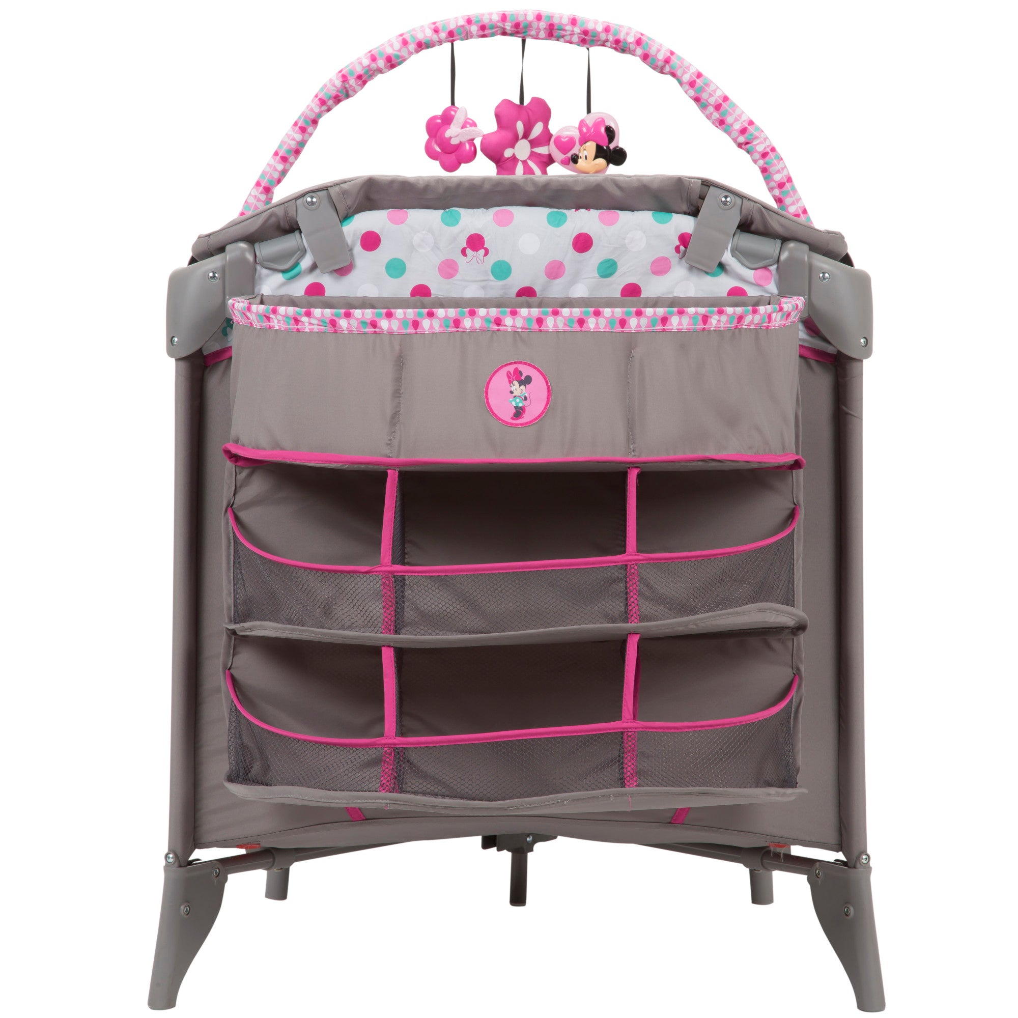 Disney Baby Sweet Wonder Play Yard - Minnie Dot Fun - front view