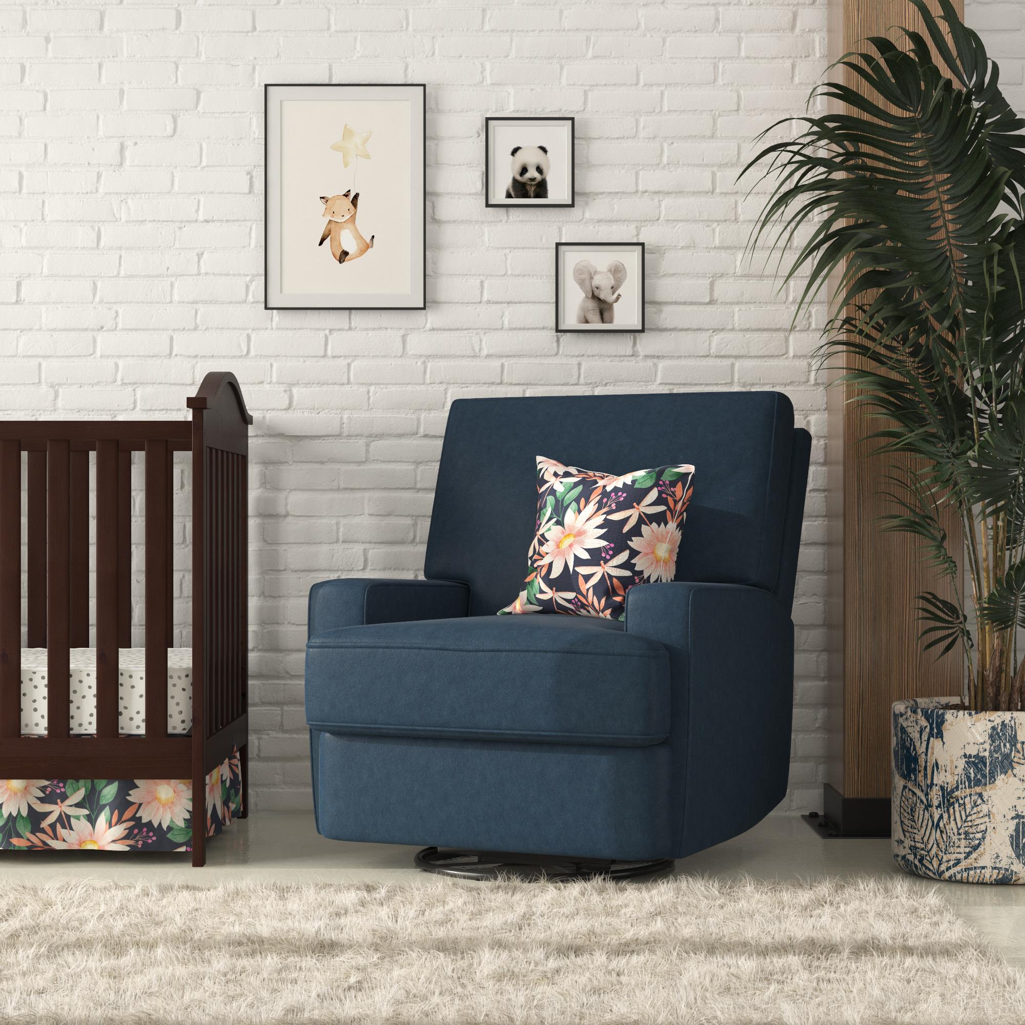 Baby Relax Rylan 4-in-1 Swivel Glider Rocker Recliner Chair
