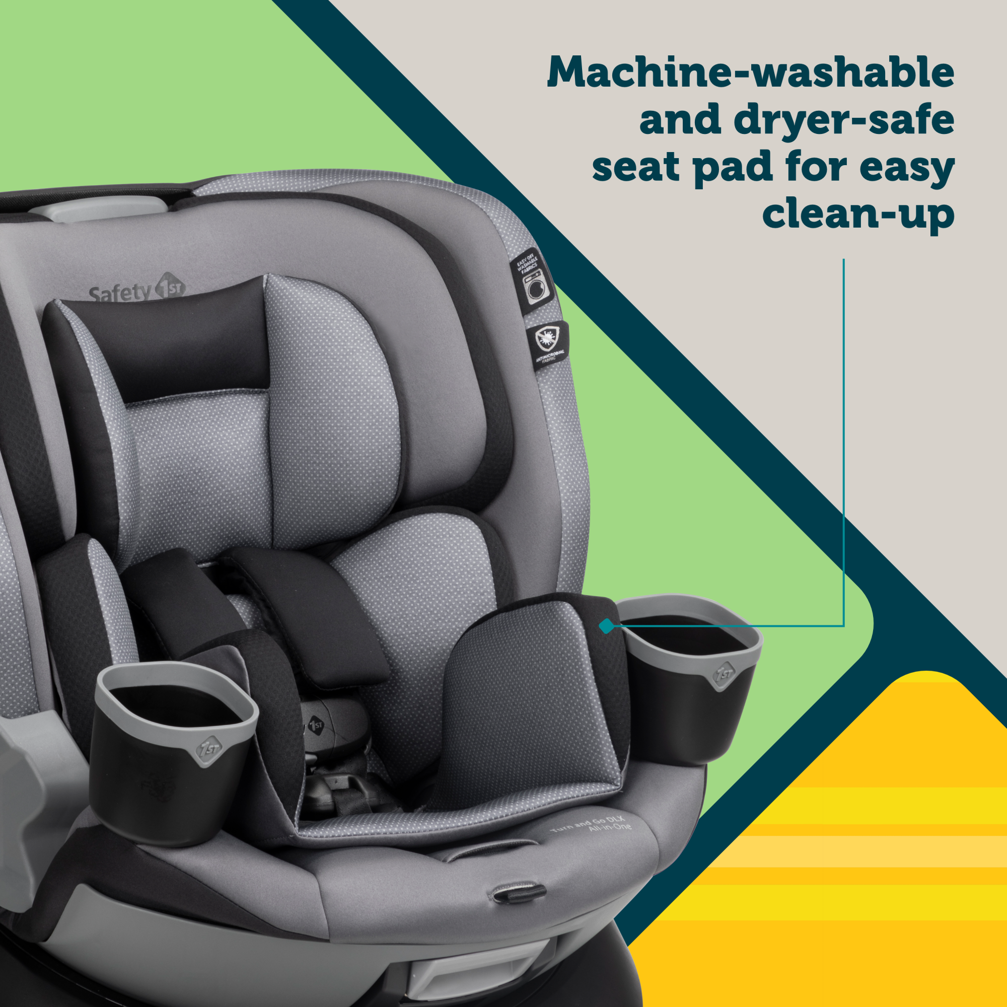 Turn and Go 360 DLX Rotating All in One Convertible Car Seat