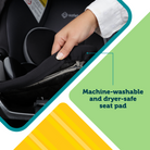 onBoard™ Slide Infant Car Seat featuring SafetySlide™ Base - machine-washable and dryer-safe seat pad