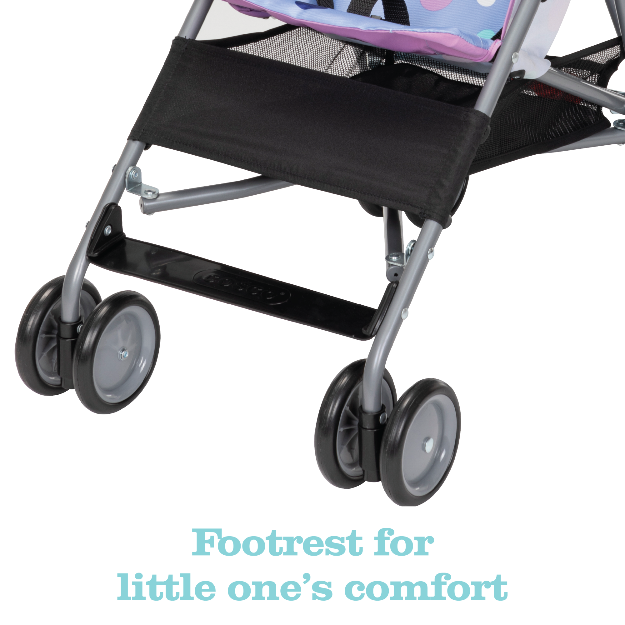 Disney Baby Character Umbrella Stroller - footrest for little one's comfort