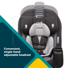 Crosstown DLX Convertible Car Seat - convenient, single-hand adjustable headrest