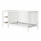 Baby Relax Ema 3-in-1 Convertible Crib & Changer Combo - white