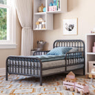 Little Seeds Monarch Hill Ivy Metal Toddler Bed - gray